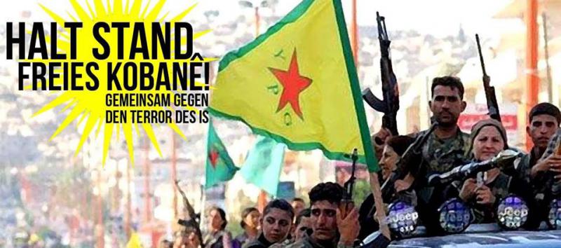 Halt Stand freies Kobanê! Gemeinsam gegen den Terror des IS!