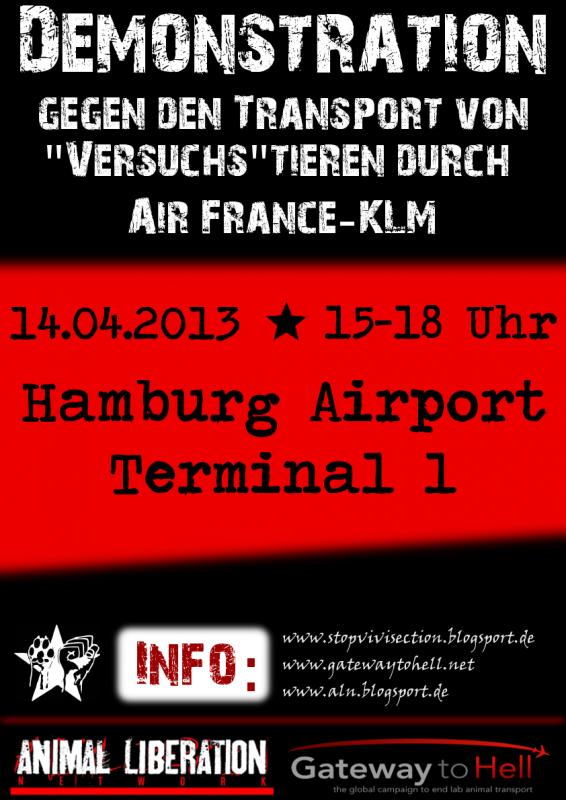 Demo gegen AirFrance
