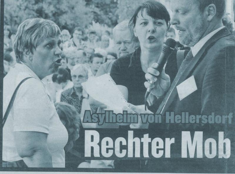 Rechter Mob in Hellersdorf