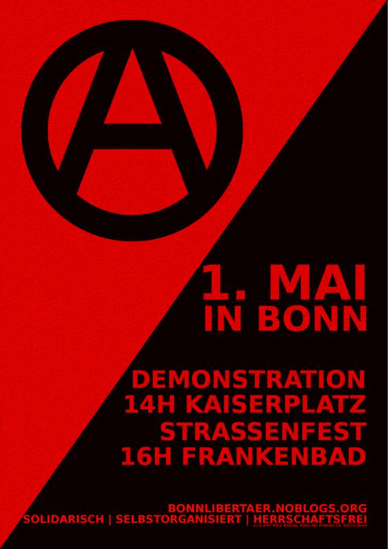 [Bonn] Kommt zur libertären 1. Mai Demo!  (+FLTI*-Block) 1