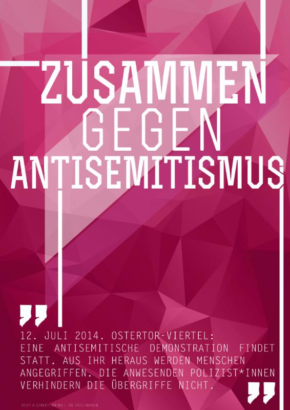 HB: Bericht - Kund­ge­bung gegen Antisemitismus