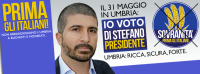 Sovranita-Kandidat in Umbrien:CasaPound Vizepräsident Simone di Stefano