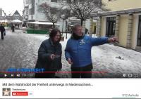 Wehder als Wahlkampfhelfer von "Die Freiheit" 2013 in Niedersachsen (Video von seinem Youtube-Kanal)