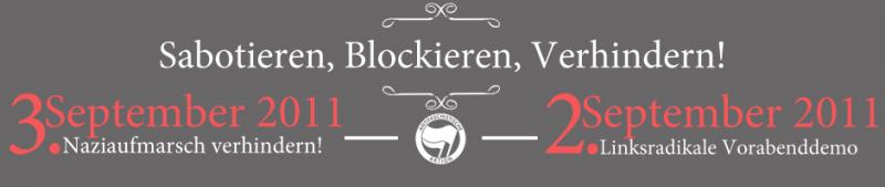 Den Naziaufmarsch am 03.09. in Dortmund sabotieren, blockieren, verhindern!