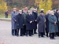Heutige alte Herren der Burschenschaft Normannia 2003 beim sogenannten Heldengedenken auf dem Heidelberger Ehrenfriedhof
