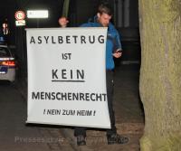 Freie Kräfte Neuruppin und NPD: Maik Schneider am 12. Februar 2015 in Nauen(Foto: Presseservice Rathenow)