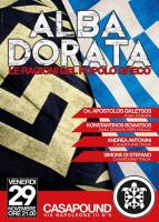 Plakat CasaPound Italia - Alba Dorata
