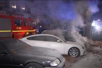 Insgesamt sechs Autos wurden beschädigt© TV-Newskontor