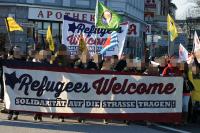 Demo »Refugees Welcome – Solidarität auf die Straße tragen«