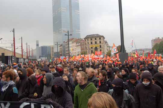 Brüssel: Antikapitalistischer Block auf Demo am 29.09.10