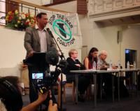Boris Kagarlitzki spricht aus dem Meeting „Solidarität mit dem antifaschistischen Widerstand in der Ukraine“ 27. August 2014 in London.