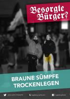Plakat Kampagne 2016: Braune Sümpfe trockenlegen