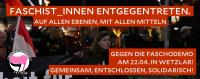 Gegen die Faschodemo am 22.04.2017 in Wetzlar