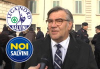 Raffaele Volpi von der Lega Nord und "Noi con Salvini"