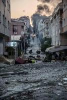 Der Stadtteil Gazi/Istanbul nach den Straßenschlachten