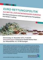 Anthroposophen-Vortrag in Stuttgart am 22.11.2012