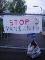 Eingang dicht - Stop Monsanto