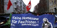 Antifa-Demo in Berlin: Auch wer sich gegen rechts engagiert, gilt schnell mal als verdächtig. 