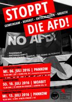 Aktionsreihe gegen die AfD in Moabit und Pankow