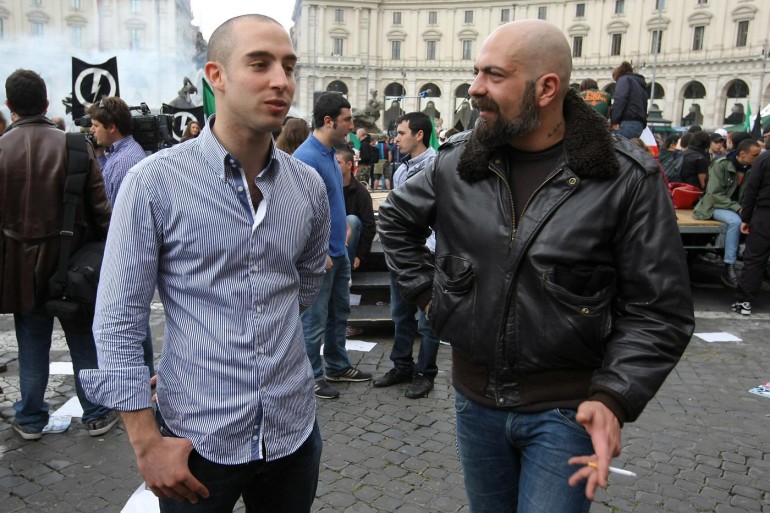 Francesco Polacchi und Gianluca Ianonne