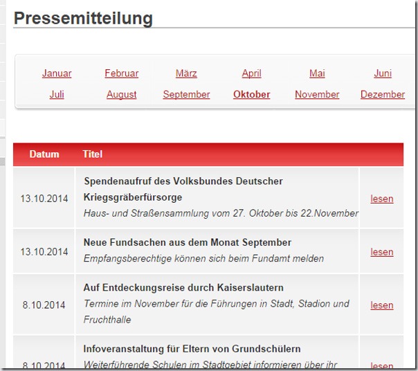 (Screenshot: Pressemitteilungen Kaiserslautern.de)