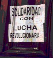 Solidaridad con lucha revolucionaria