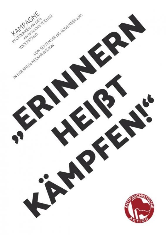 „Erinnern heißt kämpfen“