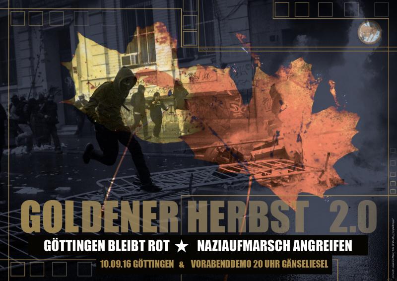Plakat Goldener Herbst 2.0 10.09.2016 Göttingen