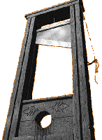 The famous and very usefull during revolutions Guillotine.