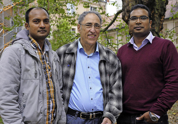 Gemeinsam für Religionsfreiheit (von links): Riaz Masih , Hans Matzke und Adnan Yousaf Foto: Thomas Kunz