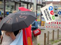 Proteste gegen Oettinger Blockupy 2014