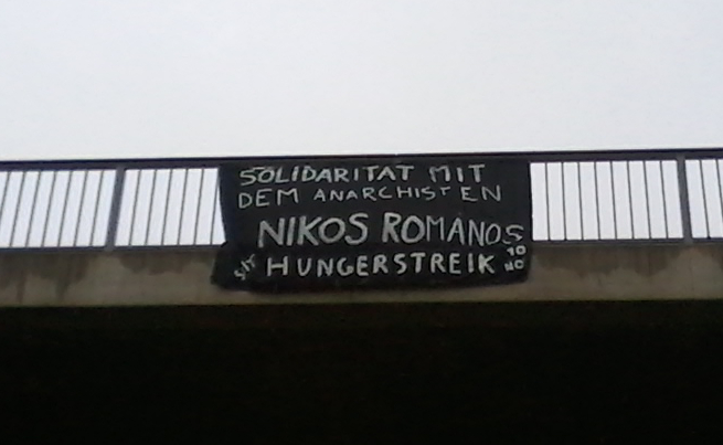 Solidarität mit dem anarchisten Nikos Romanos