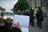 Rassemblement anti-répression du 6 mai à Lausanne