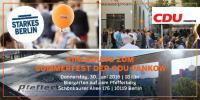 Einladung zum CDU-Sommerfest 2016 in Prenzlauer Berg (mit Frank Henkel und GOTTfried Ludewig)